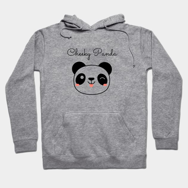 Cheeky Panda Hoodie by Flamingo Design